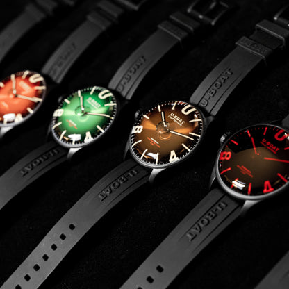 DARKMOON RED GLASS PVD U.8466/D